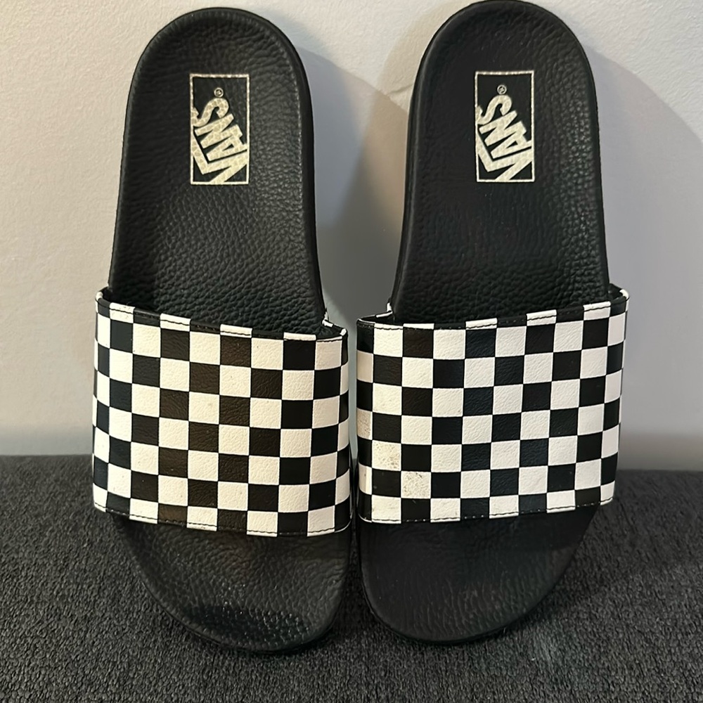 Vans Checkered Slides